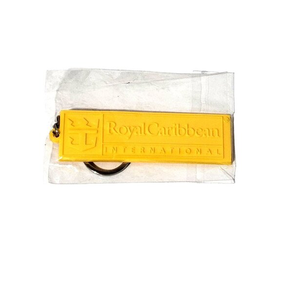 Royal Caribbean International Keychain New In Package Rubber Flexible 3" - Picture 1 of 1